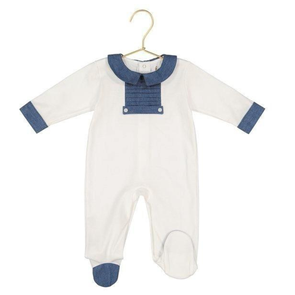 Theo Chambray Footie - BMG Kids