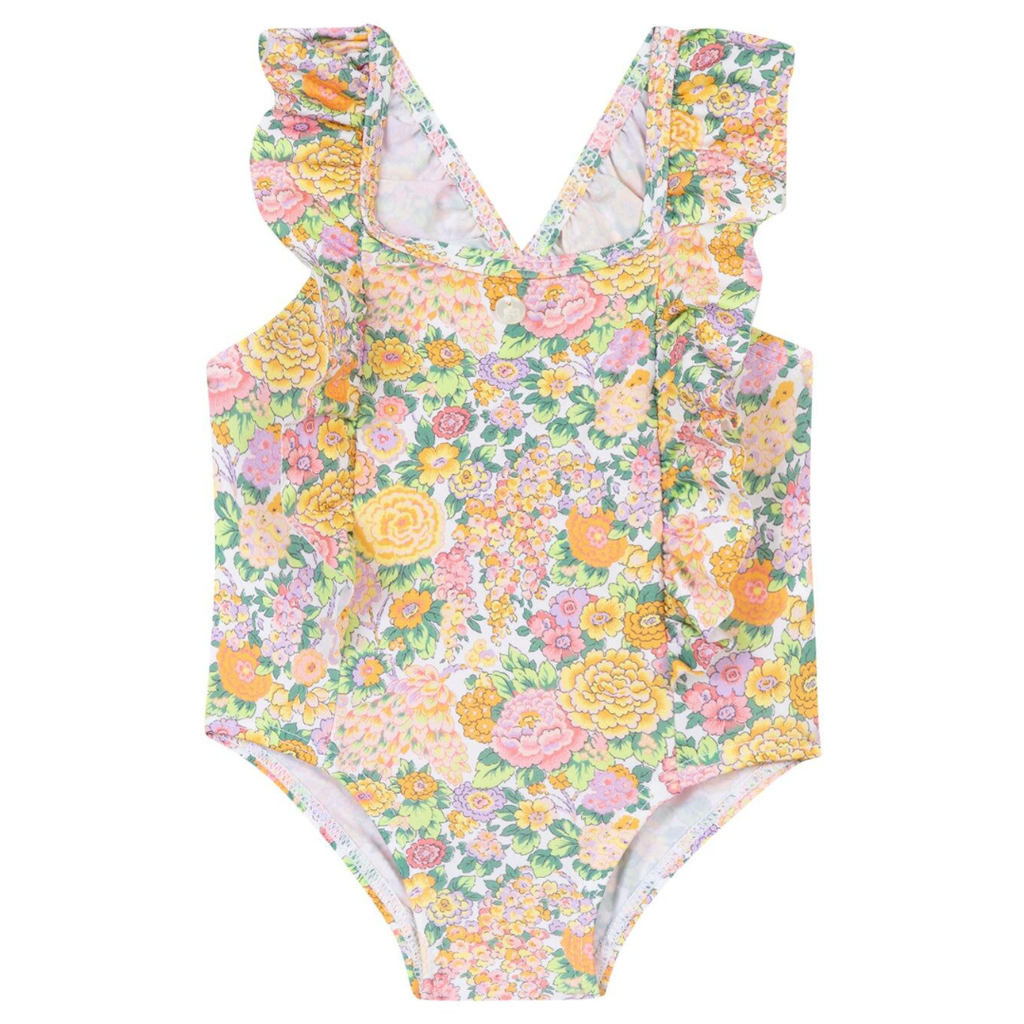 Pink Floral Swimsuit - BMG Kids