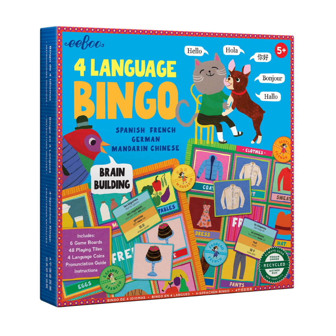 4 Language Bingo